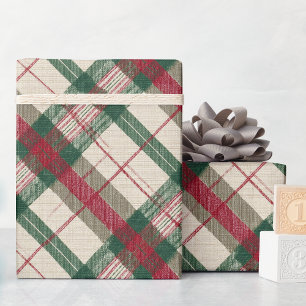Cadeau Papier d'enveloppement de Noël rustique