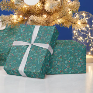 Cadeau Papier d'enveloppement de Noël rustique naturel