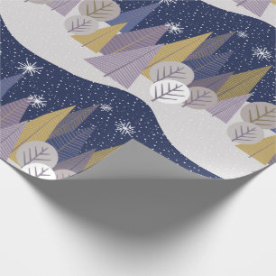 Cadeau Papier d'enveloppement de Noël scandinave