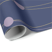 Cadeau Papier d'enveloppement de Noël scandinave (Coin rond)