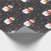 Cadeau Papier d'enveloppement de Noël Snowman (Coin)