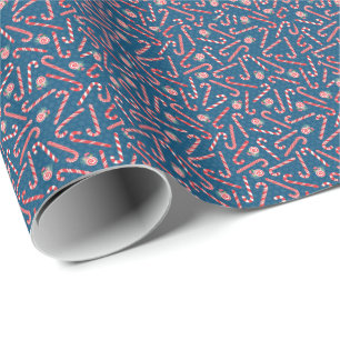 Cadeau Papier d'enveloppement de Noël Sucre de canne de