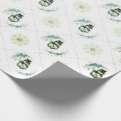 Cadeau Papier d'enveloppement de Noël sucré Snowman (Coin)