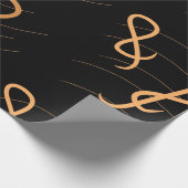 Cadeau Papier d'enveloppement de note de musique (Coin)