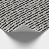 Cadeau Papier d'enveloppement de notes musicales (Coin)