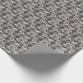 Cadeau Papier d'enveloppement de notes musicales (Coin)