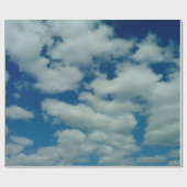 Cadeau Papier d'enveloppement de nuages (Plat)