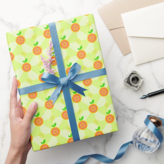 Cadeau Papier d'enveloppement de pamplemousse d'agrumes d (Cadeaux)