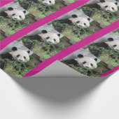 Cadeau Papier d'enveloppement de panda géant mignon, fini (Coin)