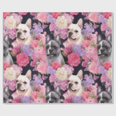 Cadeau Papier d'enveloppement de papillon floral de Bulld (Plat)