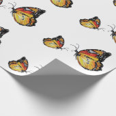 Cadeau Papier d'enveloppement de papillons Art Matte, 30  (Coin)