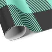 Cadeau Papier d'enveloppement de Pâques de Buffle vert mo (Coin rond)