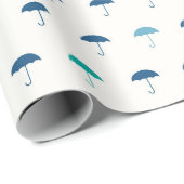 Cadeau Papier d'enveloppement de parapluie coloré (Coin rond)