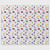 Cadeau Papier d'enveloppement de partie de bogue mûre (Plat)