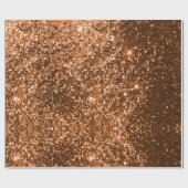 Cadeau Papier d'enveloppement de Parties scintillant de c (Plat)