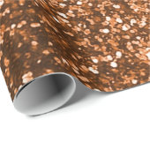 Cadeau Papier d'enveloppement de Parties scintillant de c (Coin rond)