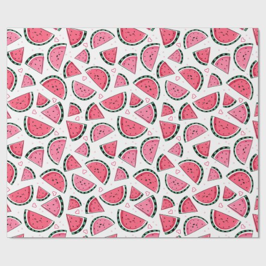 Cadeau Papier d'enveloppement de pastèque (Plat)