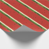 Cadeau Papier d'enveloppement de pastèque rouge vif (Coin)