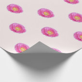 Cadeau Papier d'enveloppement de pavot rose (Coin)