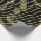 Cadeau Papier d'enveloppement de peigne d'or noir (Coin)