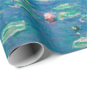 Cadeau Papier d'enveloppement de peinture Claude Monet cé (Coin rond)