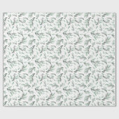 Cadeau Papier d'enveloppement de pépins verts (Plat)