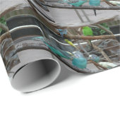 Cadeau Papier d'enveloppement de perakeet (Coin rond)