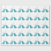 Cadeau Papier d'enveloppement de perdrix de baiser (Plat)