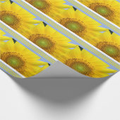 Cadeau Papier d'enveloppement de photos de tournesol (Coin)