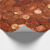 Cadeau Papier d'enveloppement de pièces de cuivre (Coin)