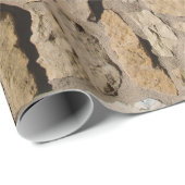 Cadeau Papier d'enveloppement de pierre tan (Coin rond)