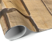 Cadeau Papier d'enveloppement de pierre tan (Coin rond)