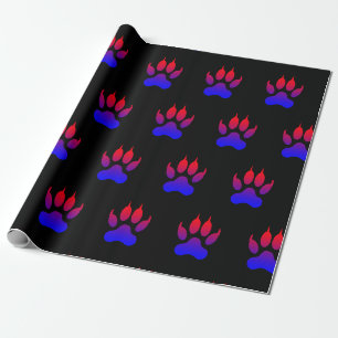 Cadeau Papier d'enveloppement de pinces de tigre