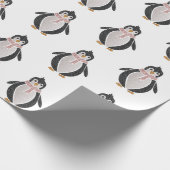 Cadeau Papier d'enveloppement de pingouin à Parties scint (Coin)