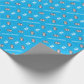 Cadeau Papier d'enveloppement de pingouin personnalisé (Coin)