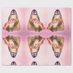 Cadeau Papier d'enveloppement de pingouins