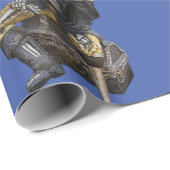 Cadeau Papier d'enveloppement de pirate de la partie de s (Coin rond)