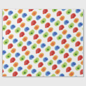 Cadeau Papier d'enveloppement de poisson de dessin humori (Plat)