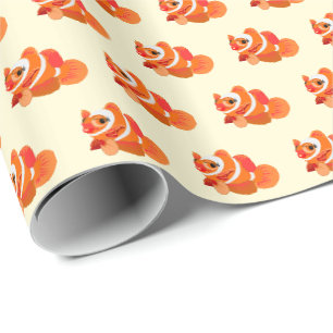 Cadeau Papier d'enveloppement de poisson d'or