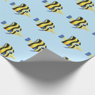 Cadeau Papier d'enveloppement de poisson océanique