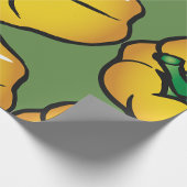 Cadeau Papier d'enveloppement de poivre jaune