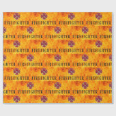 Cadeau Papier d'enveloppement de pompier (Plat)