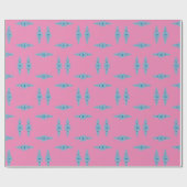 Cadeau Papier d'enveloppement de pot peint à la main (Plat)