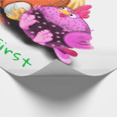 Cadeau Papier d'enveloppement de poulet amusant (Coin)