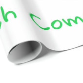 Cadeau Papier d'enveloppement de poulet amusant (Coin rond)