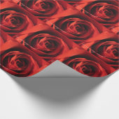 Cadeau Papier d'enveloppement de roses rouges (Coin)
