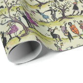 Cadeau Papier d'enveloppement de saison mariage par Ceci  (Coin rond)