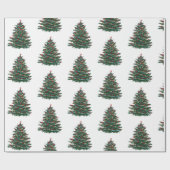 Cadeau Papier d'enveloppement de sapin de Noël (Plat)