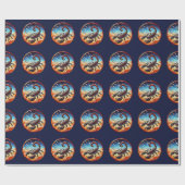 Cadeau Papier d'enveloppement de scorpies (Plat)
