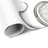 Cadeau Papier d'enveloppement de serpent (Coin rond)